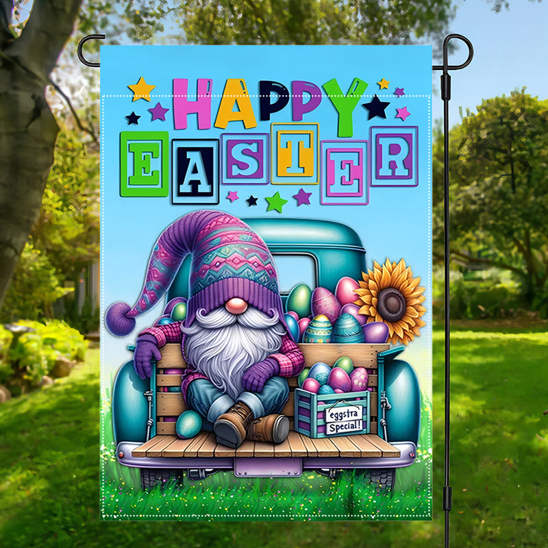 Happy Easter Garden Flag